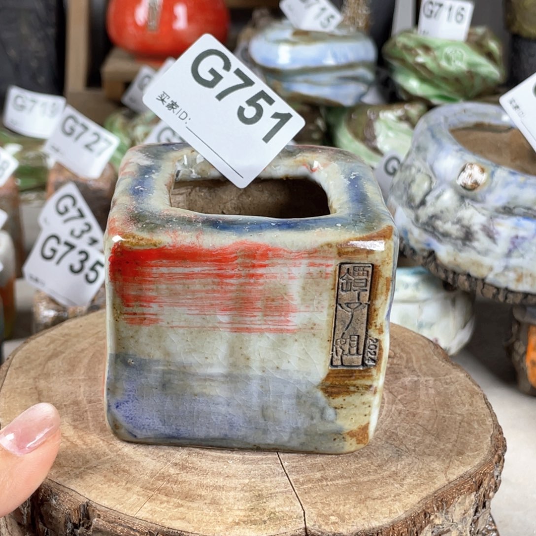 紫砂花盆方糖内口4