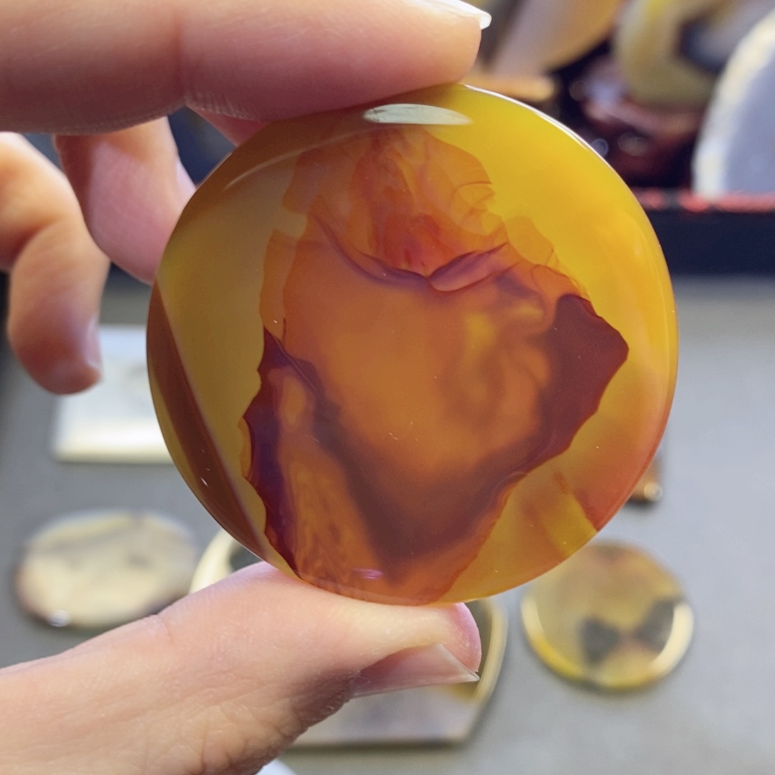 玛瑙/玉髓颈饰未镶嵌编号10