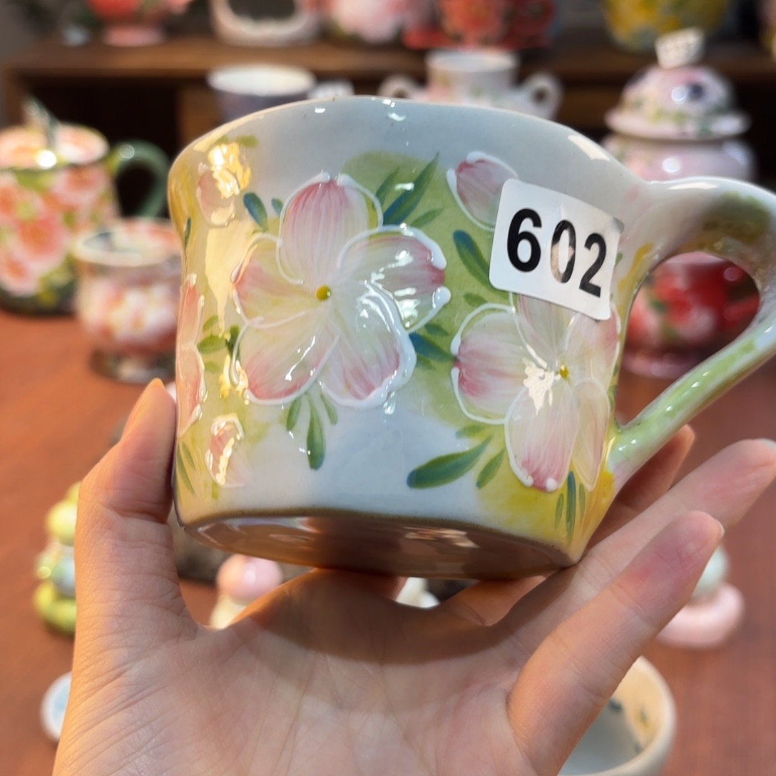 景德镇手绘高温釉下彩陶瓷茶具