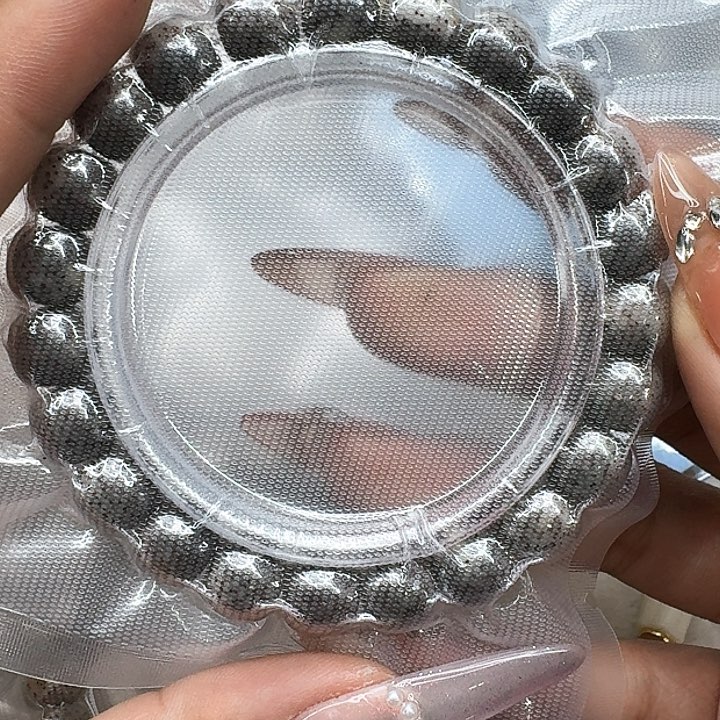 星月菩提手串500高端黑灰星月菩提10桶单圈