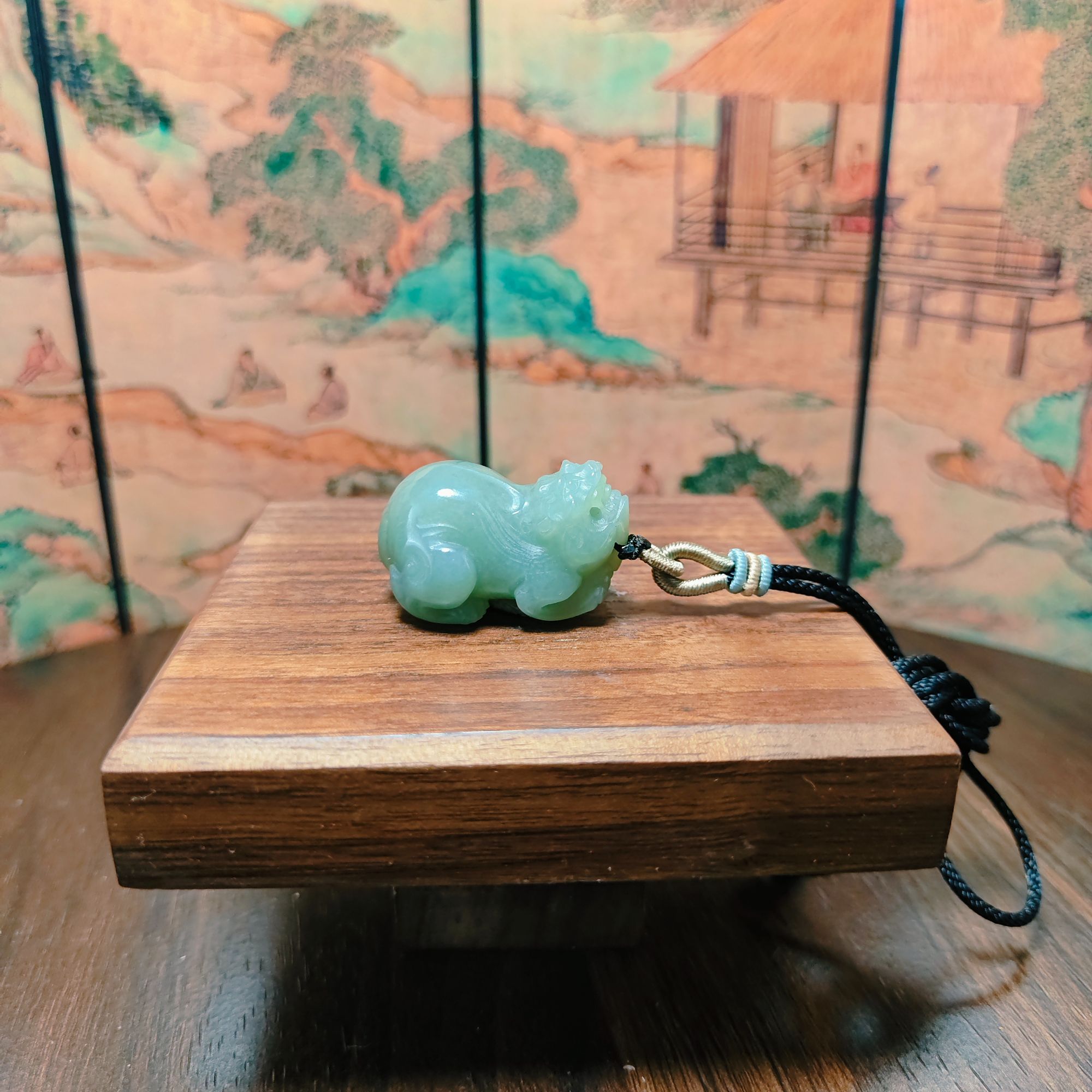 Y和田玉貔貅吊坠1263