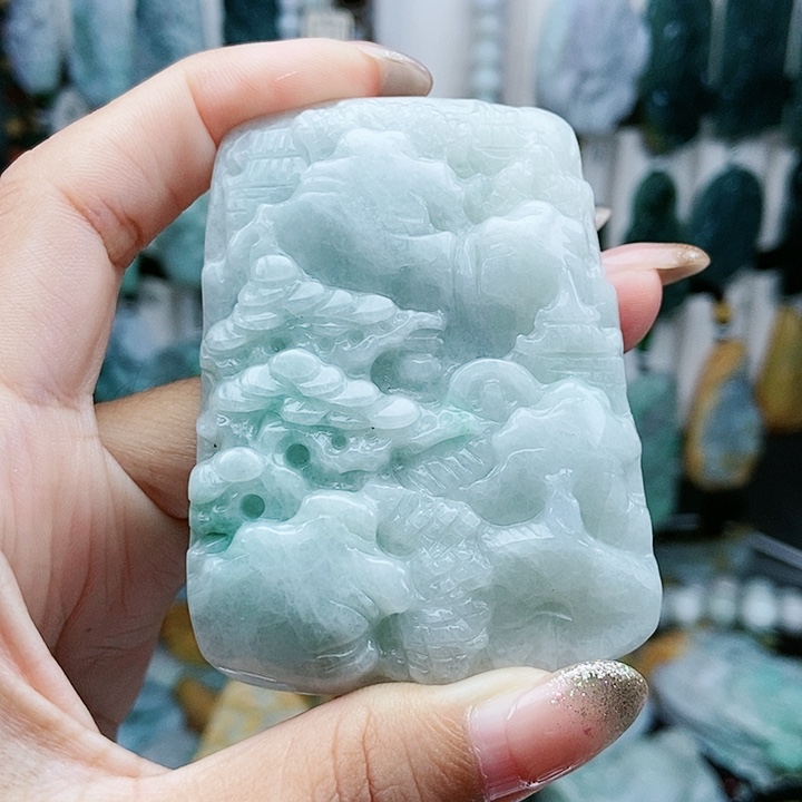 翡翠未镶嵌颈饰翡翠