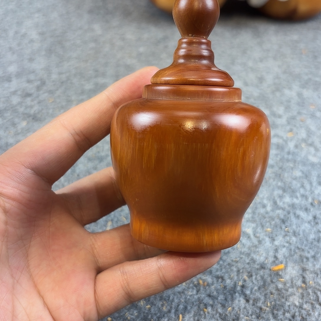 崖柏太行崖柏精品茶叶罐