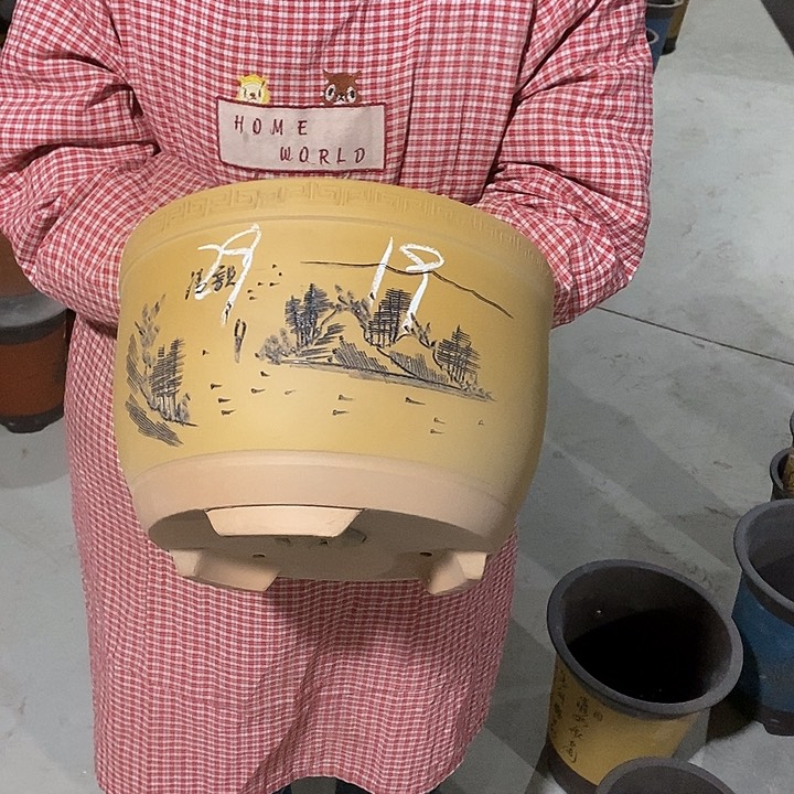 紫砂花盆紫砂花盆