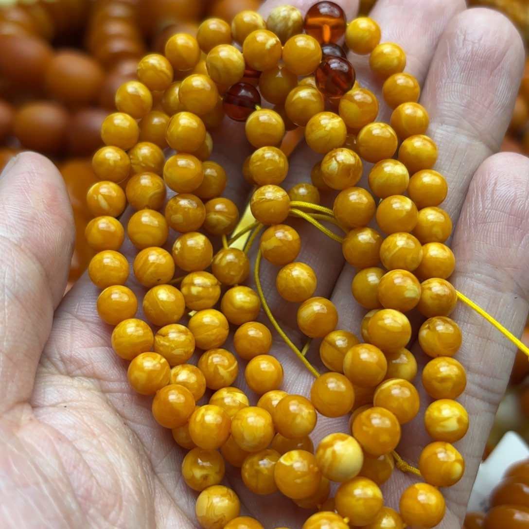 琥珀手链未镶嵌蜜蜡