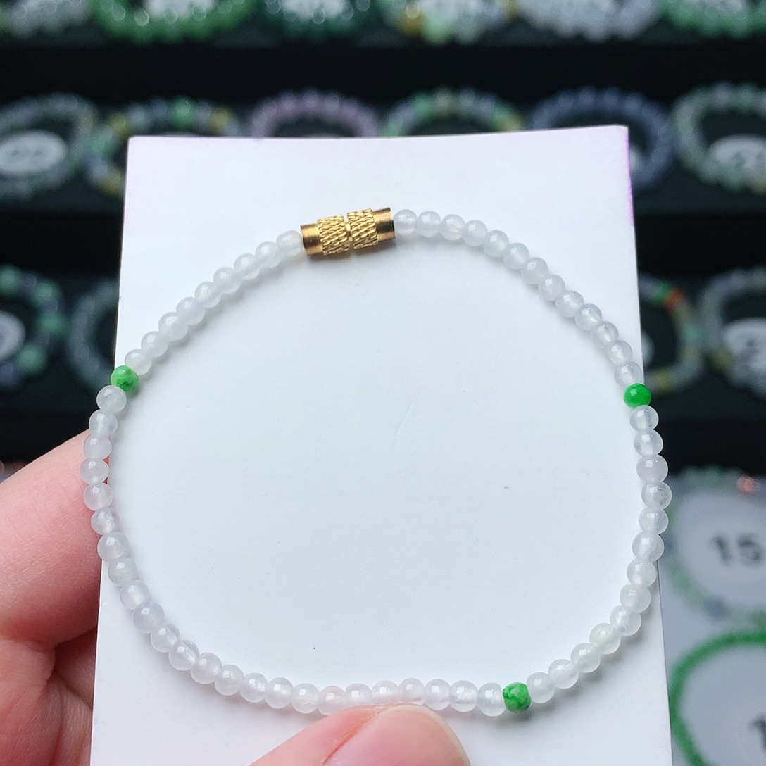 翡翠手链未镶嵌翡翠