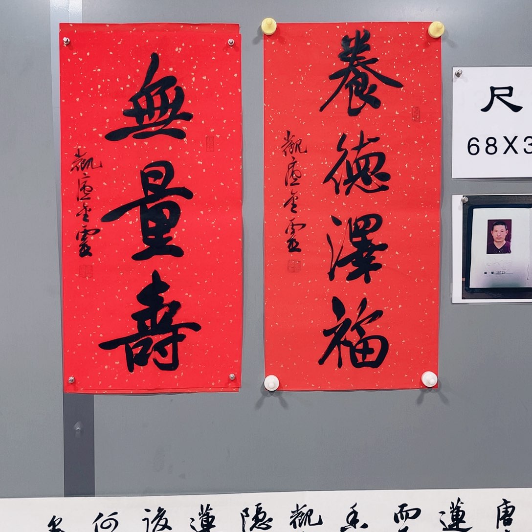 书法王金灵作品两平尺两幅