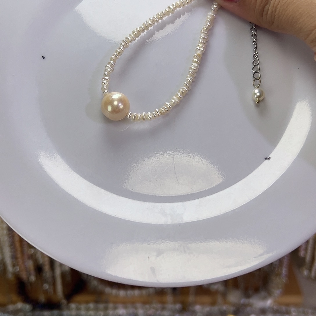 钛钢淡水珍珠手绳