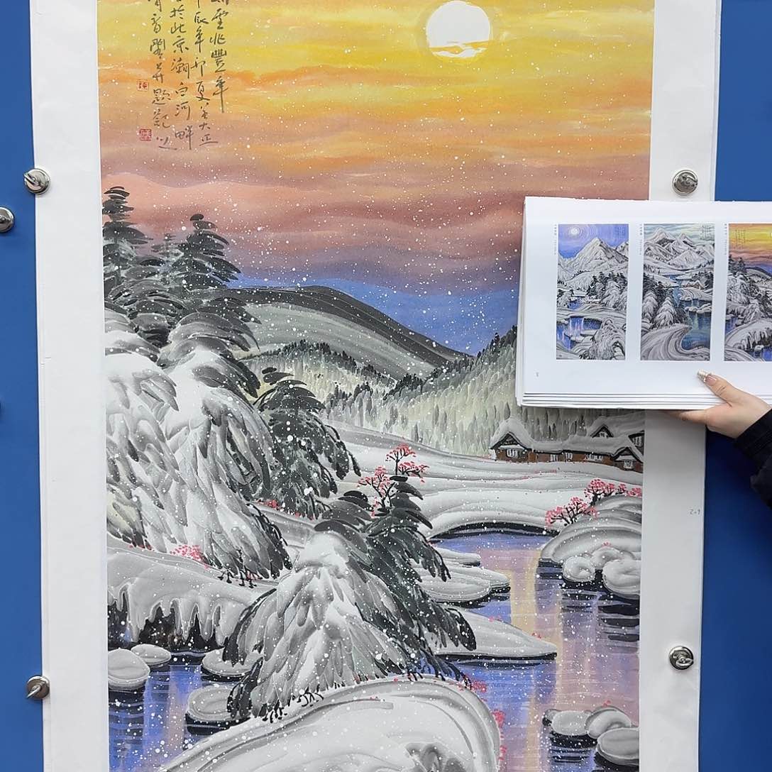 国画多次参加国内外大型展览交流