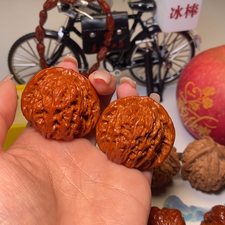 文玩核桃吊坠四座楼39尺