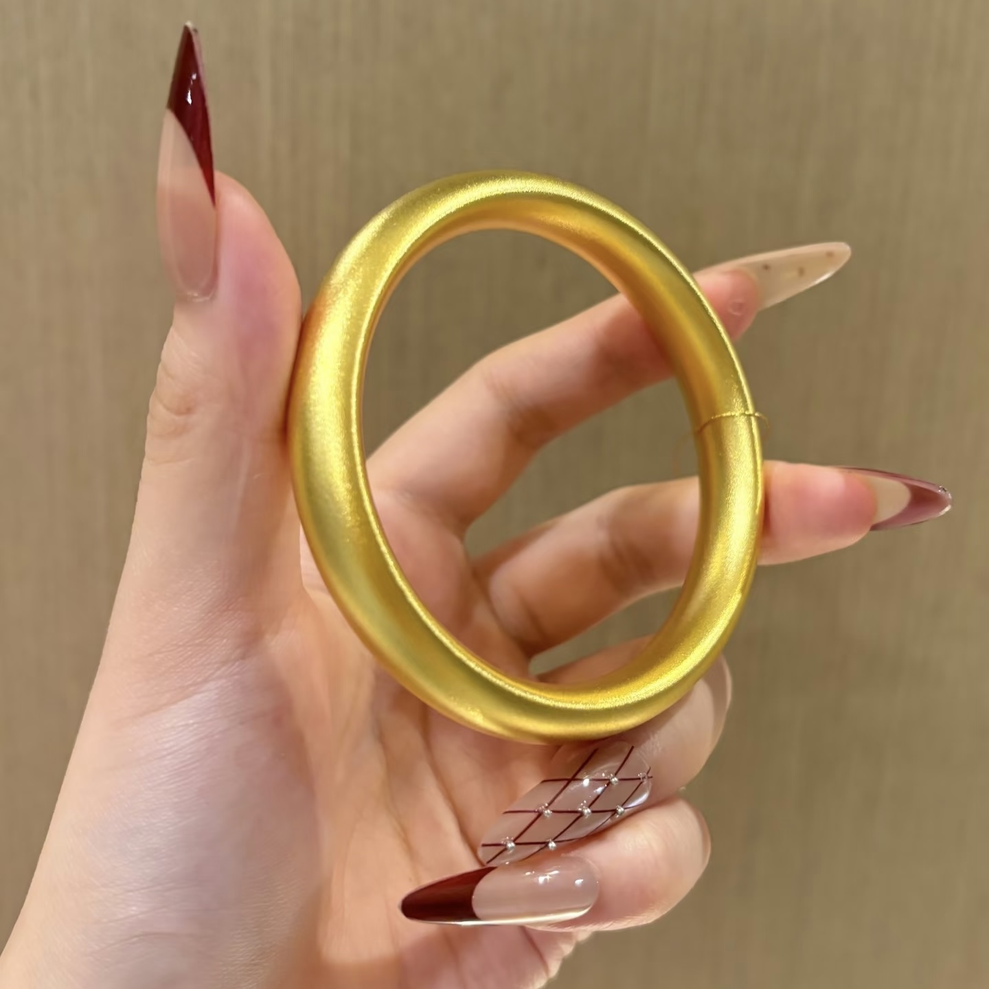 古法传承手镯古法泥鳅背手镯结婚三金情人节送女友