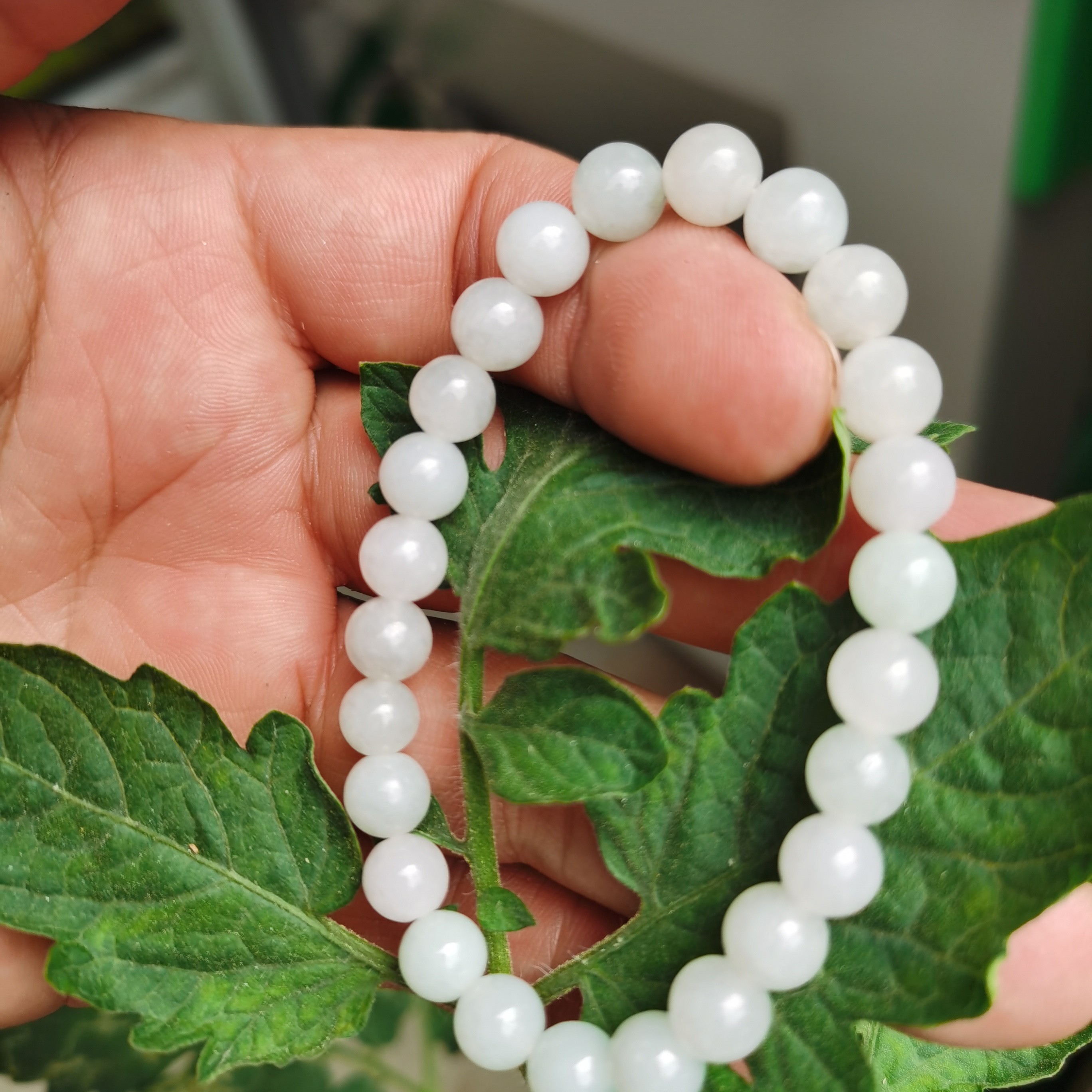 天然翡翠珠宝女士百搭手串