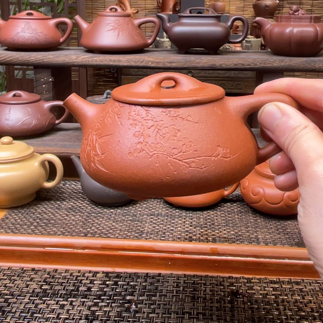 茶壶紫砂宜兴原矿紫砂手工200