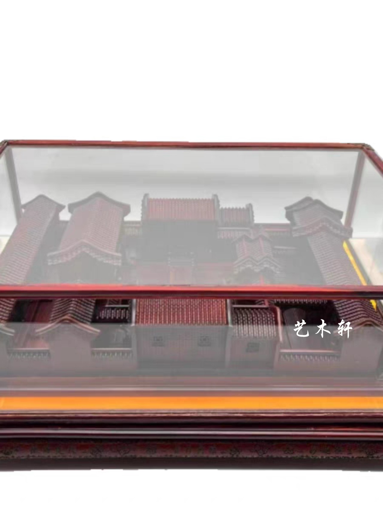 北京四合院建筑模型中式风格客厅办公室工艺品摆件高端礼品古建筑