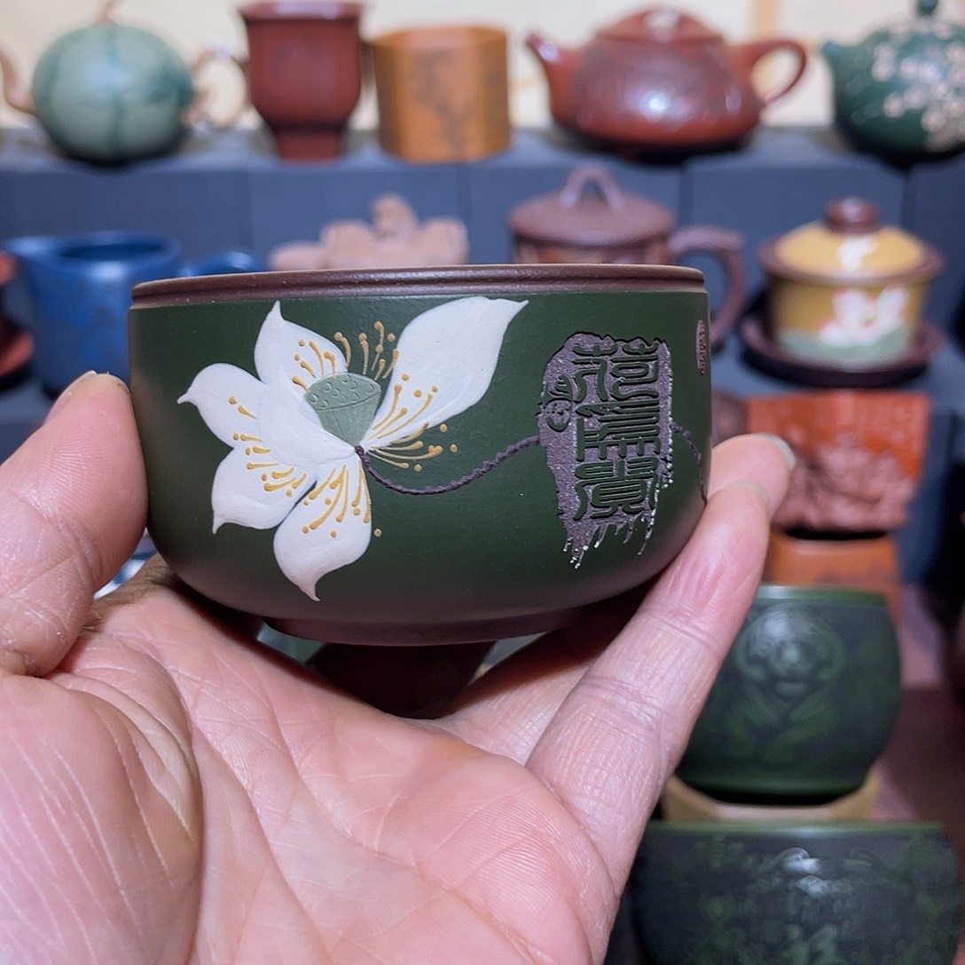 原矿紫砂手工主人杯