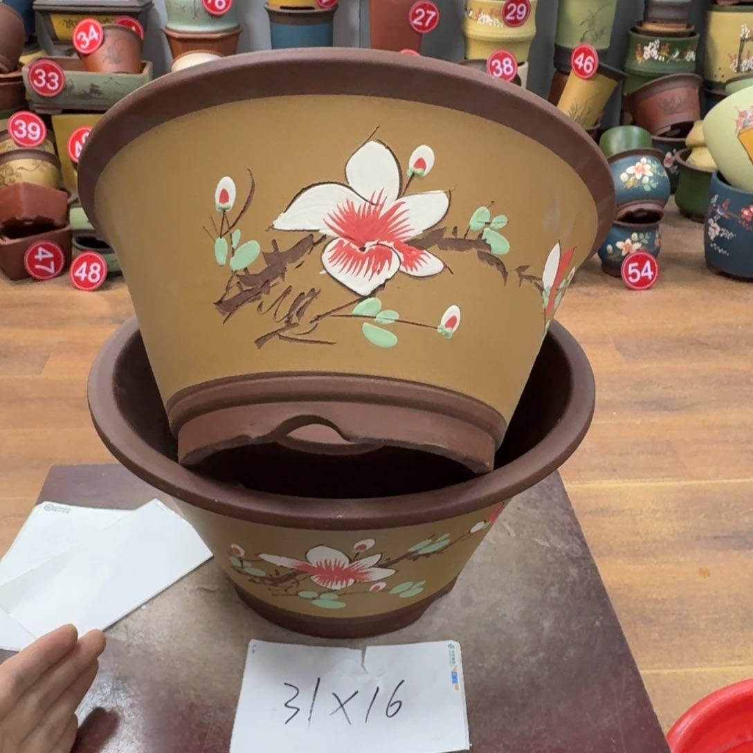 紫砂花盆破损包赔