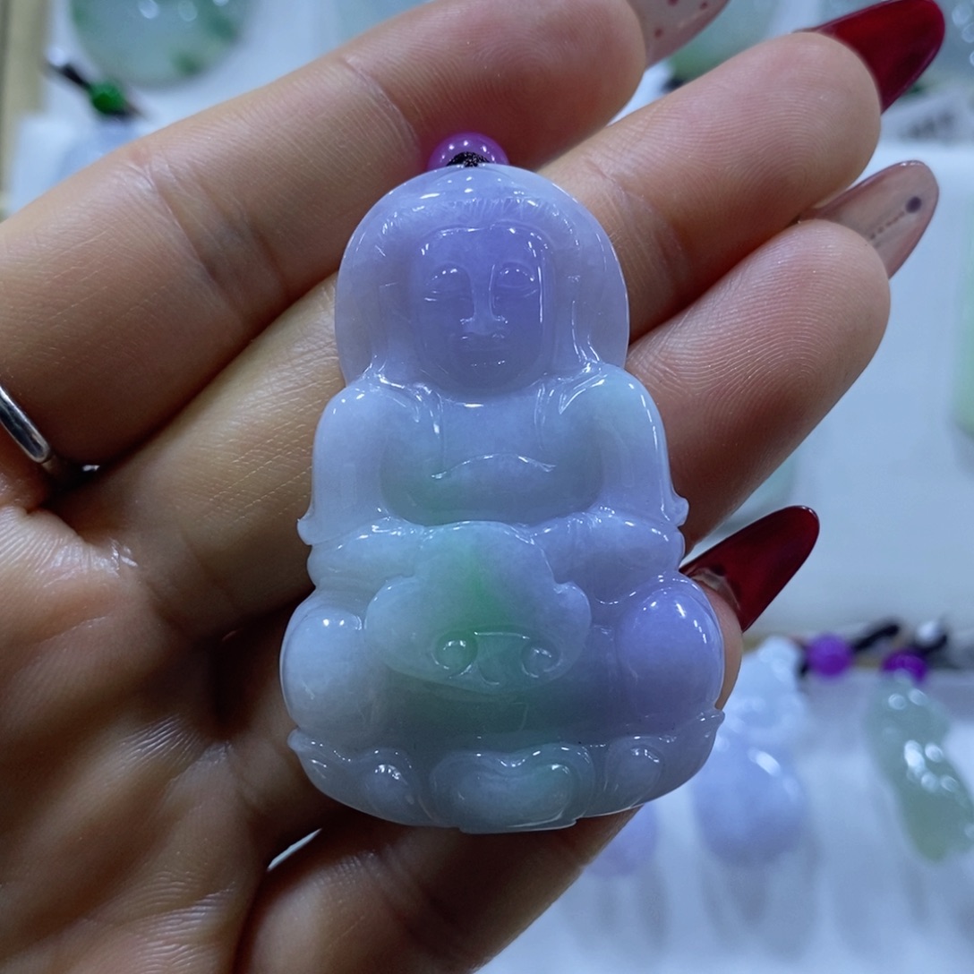 翡翠颈饰未镶嵌翡翠吊坠