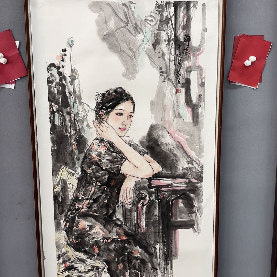 国画亲笔手绘原创 