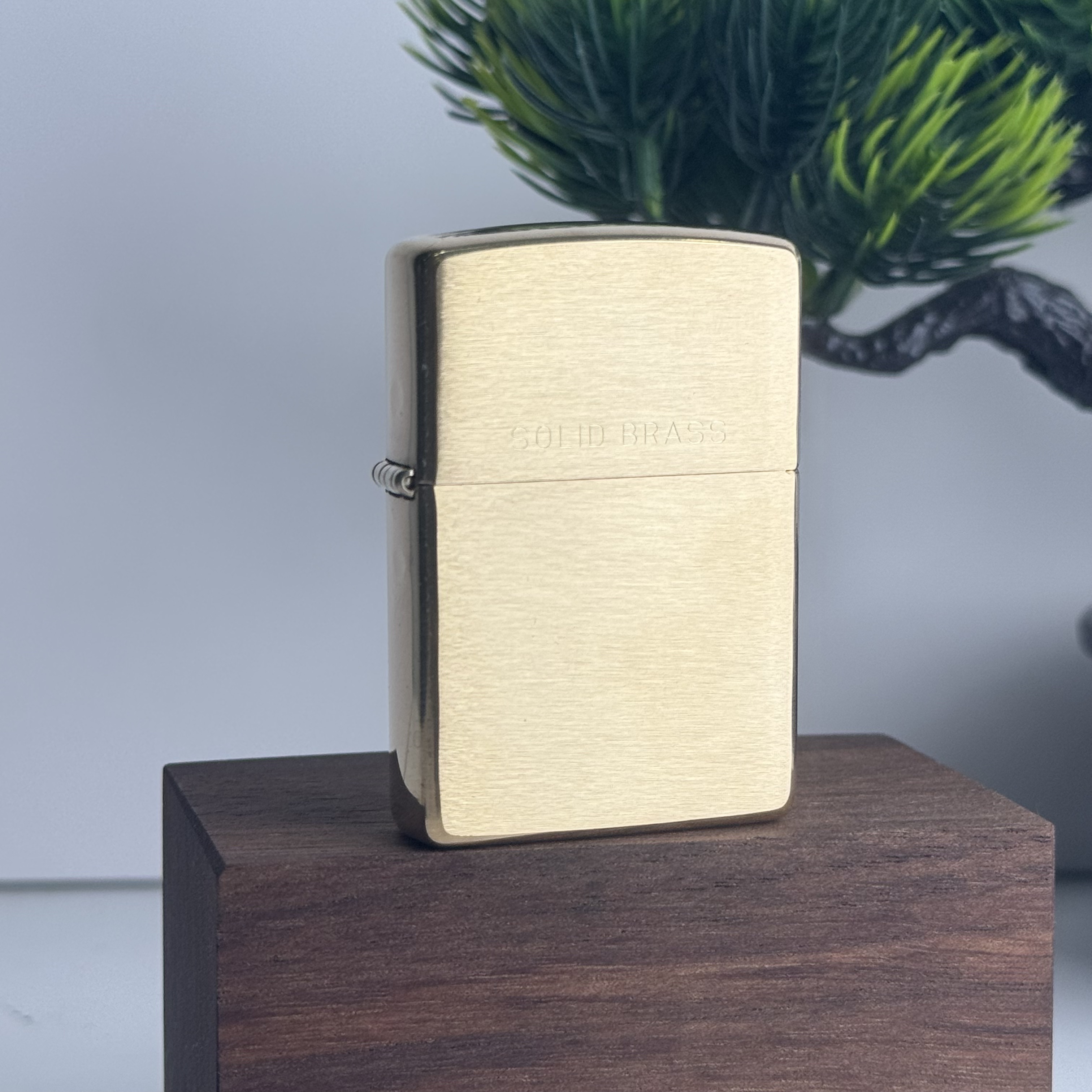 ZIPPO打火机 204实心铜 煤油打火机 MBJ1