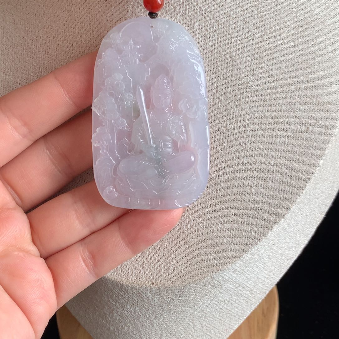 翡翠未镶嵌吊坠(赠链)翡翠