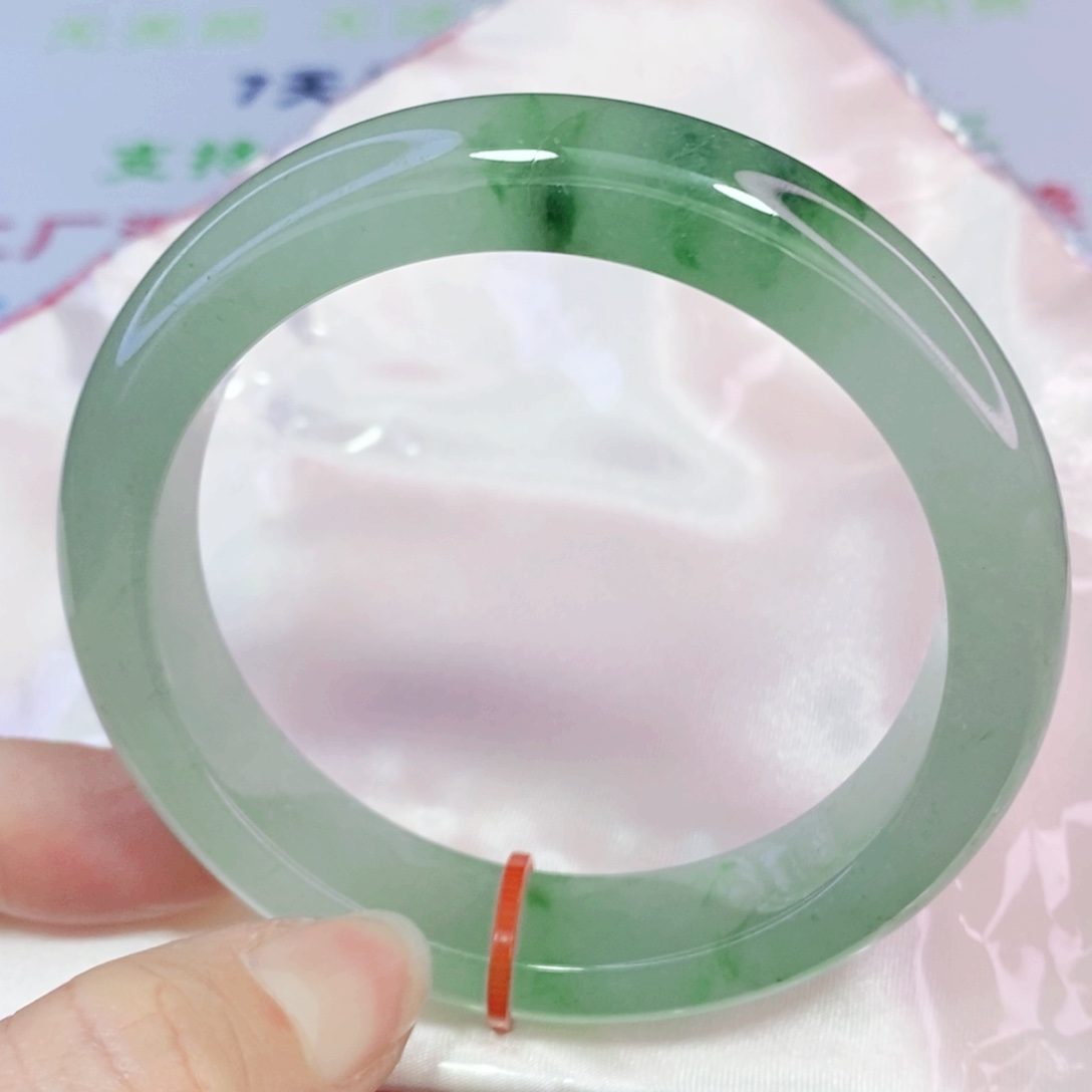 未镶嵌手镯翡翠57.6正圈