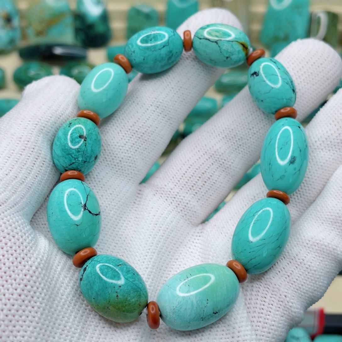 绿松石珠宝奇石未镶嵌