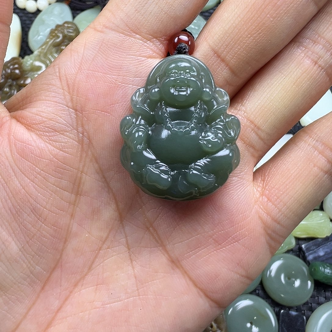 和田玉未镶嵌吊坠(不含链)卡32.2（福利漏，不退不换）