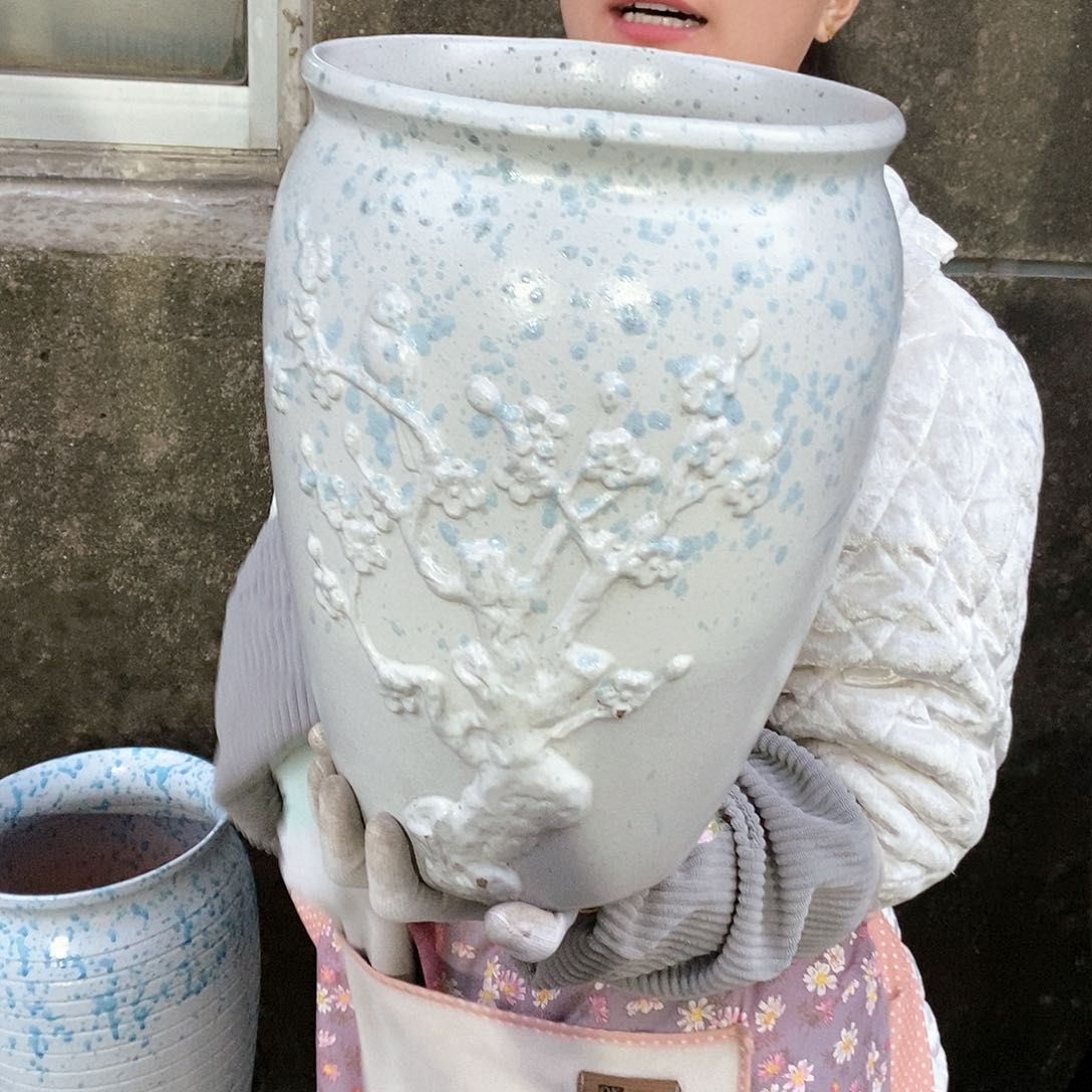 紫砂花盆正品口25高35