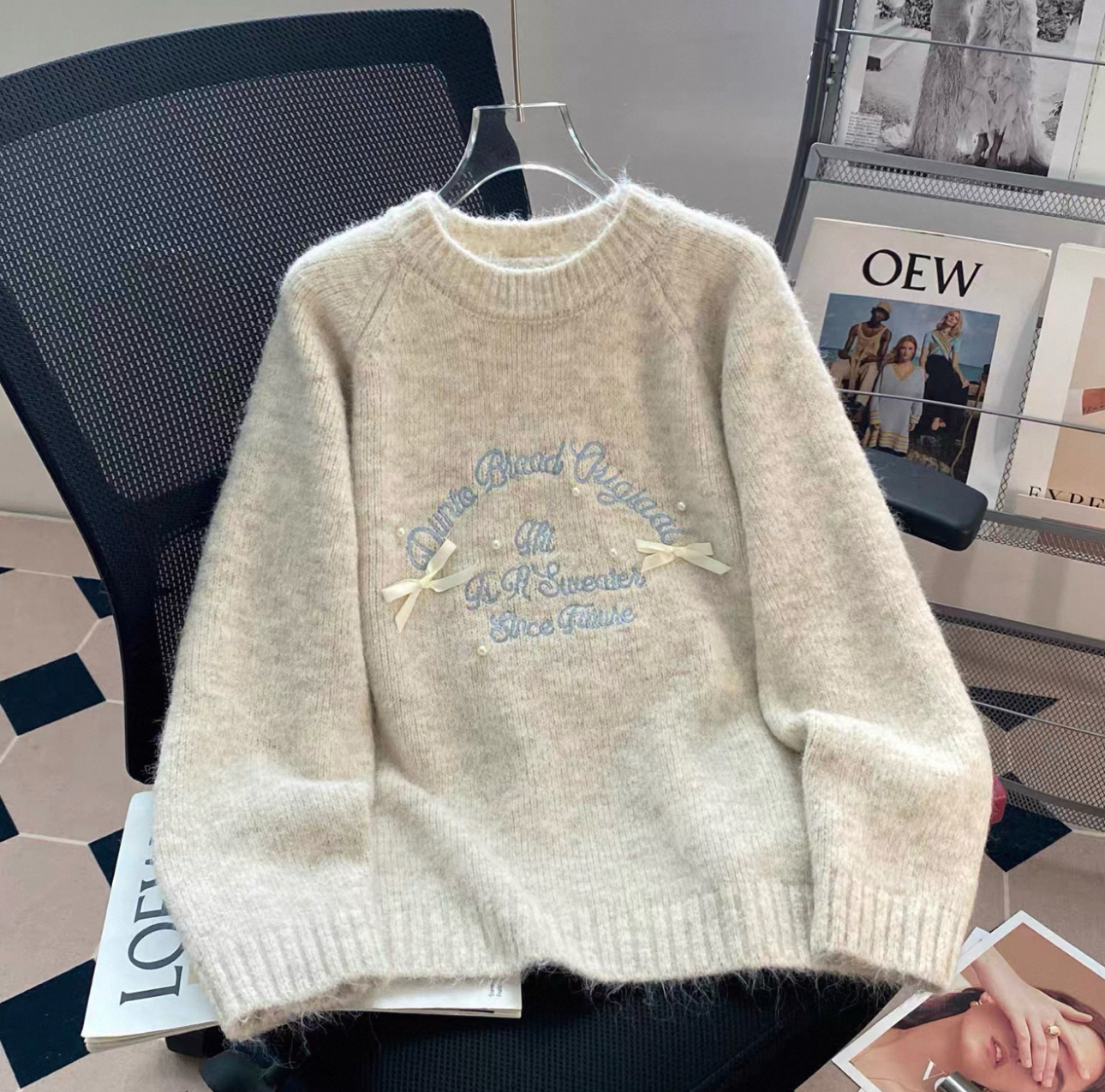 【1301-1380编码点这里】秋冬高端时尚气质开衫短款毛衣女