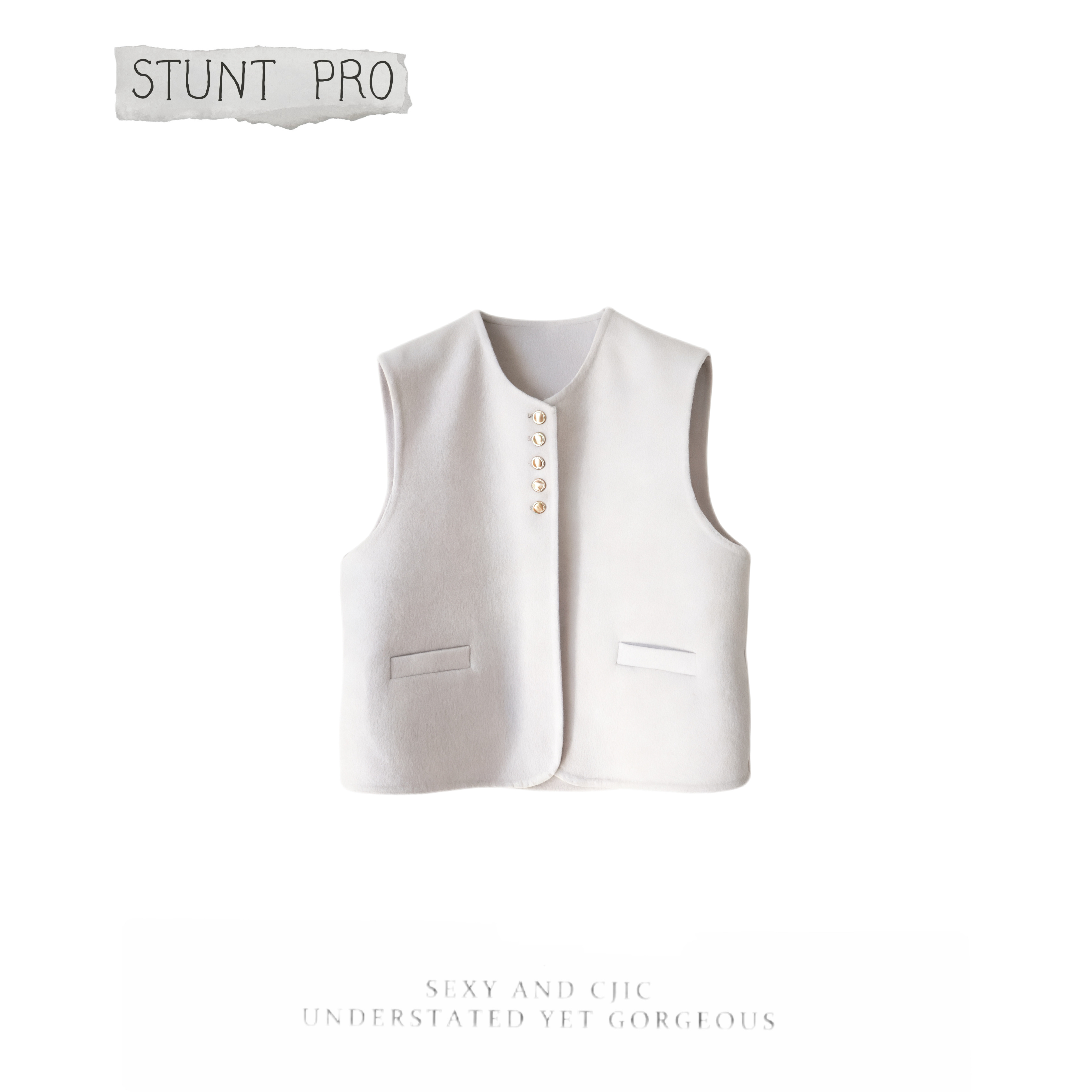 女士羊毛马甲百搭休闲高级感马夹1829