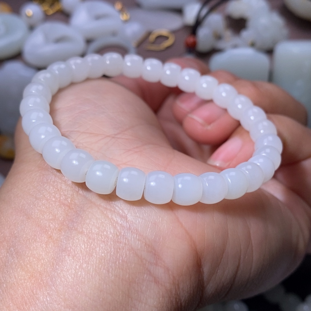 和田玉手链未镶嵌