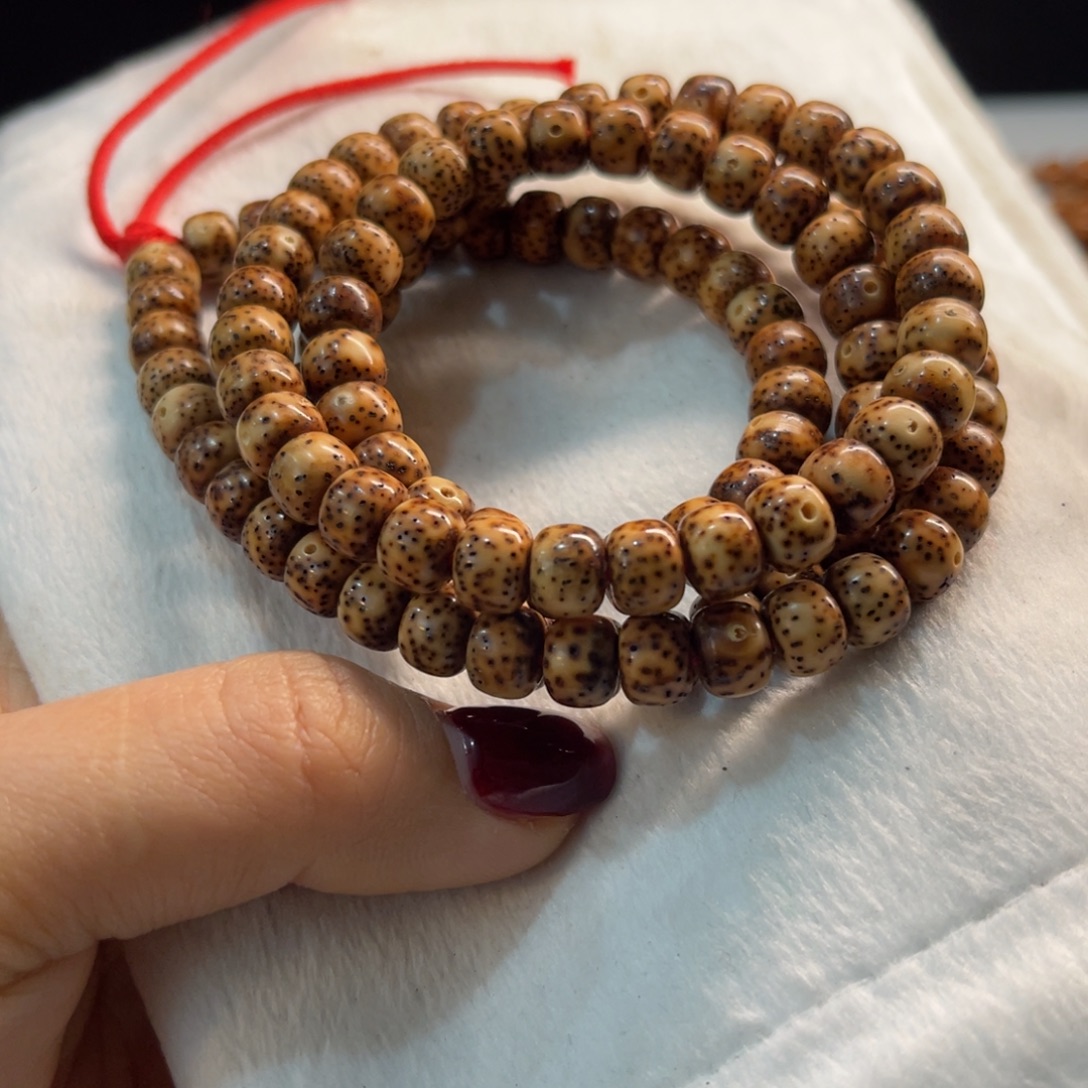 星月菩提吊坠86藏桶深虎皮