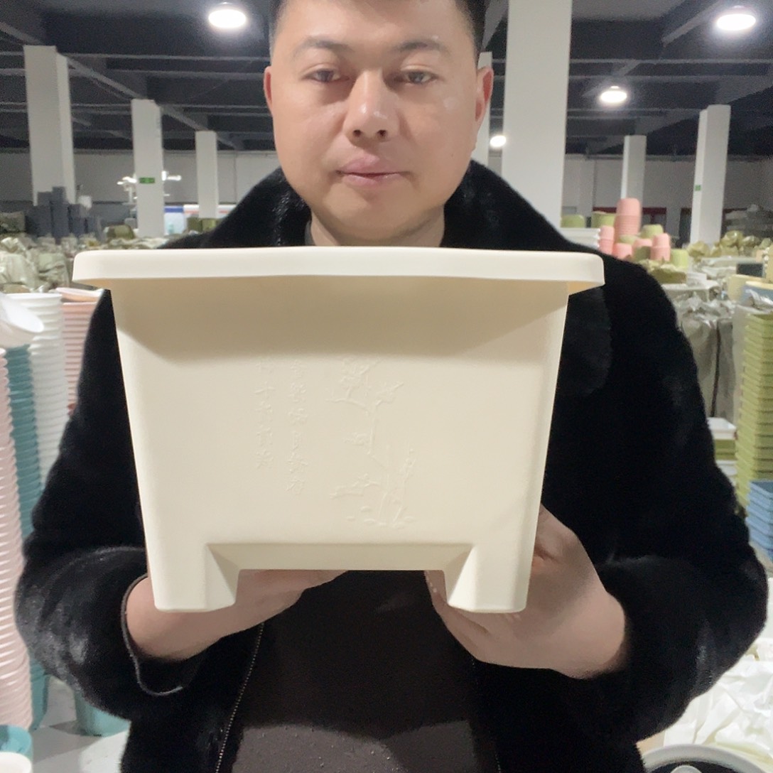 树脂球根方盆3个无托