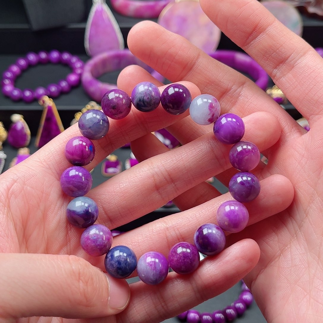 苏纪石（舒俱来）手链未镶嵌晶*亮