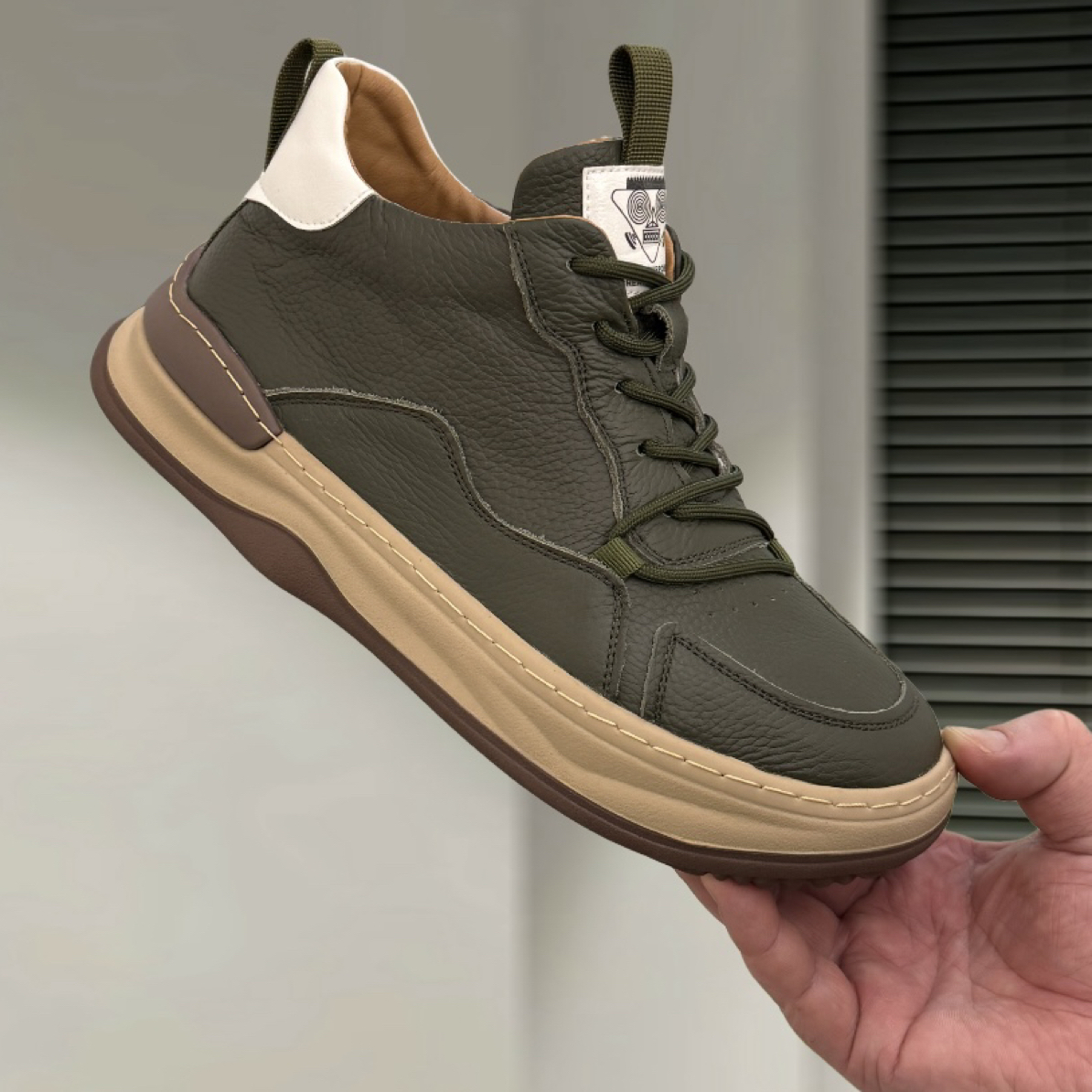 头层牛皮2026年头层牛皮新款透气真皮男士百搭休闲潮流时尚男鞋