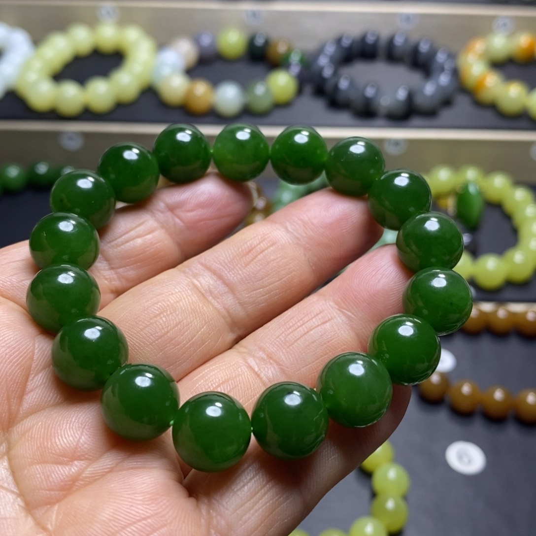 和田玉手串未镶嵌