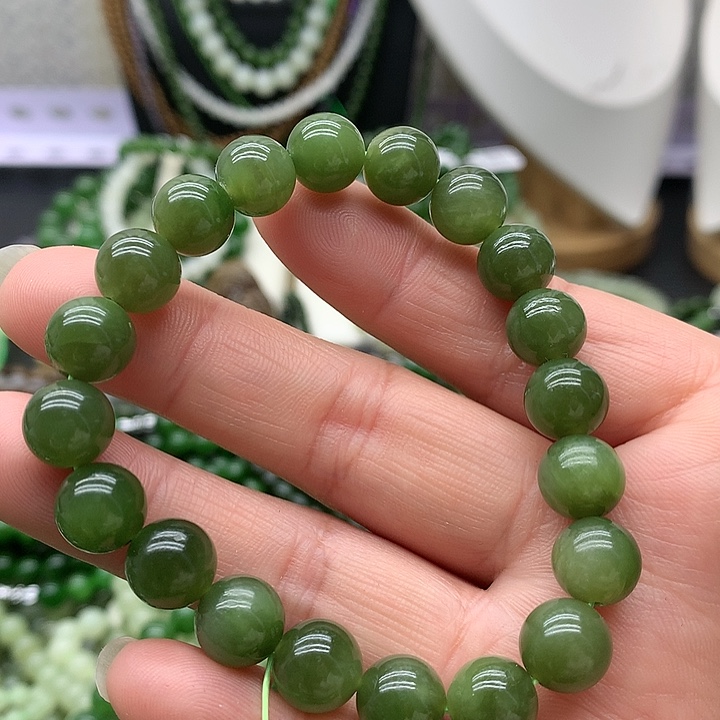 【闪购商品】和田玉手链未镶嵌9.5