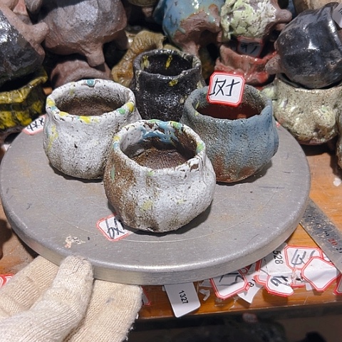 粗陶花盆制作就这样的