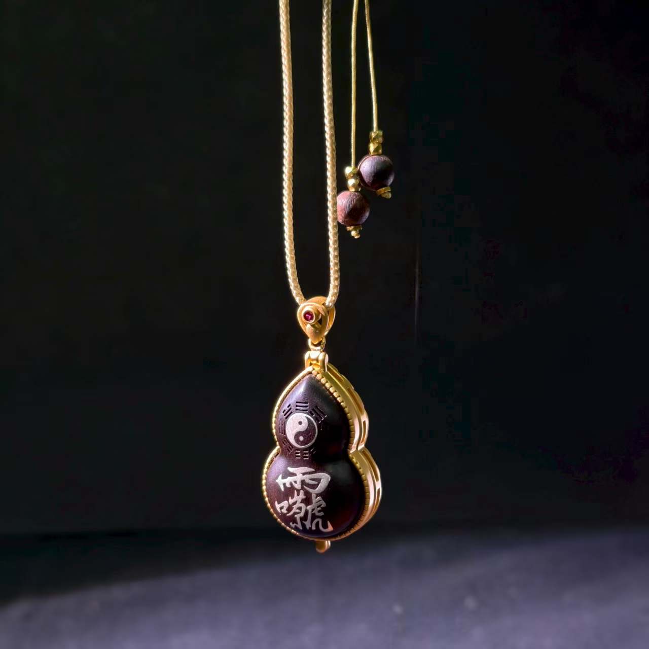 万万·雷ZU护身葫芦/木制颈饰葫芦造型MZ-JS87