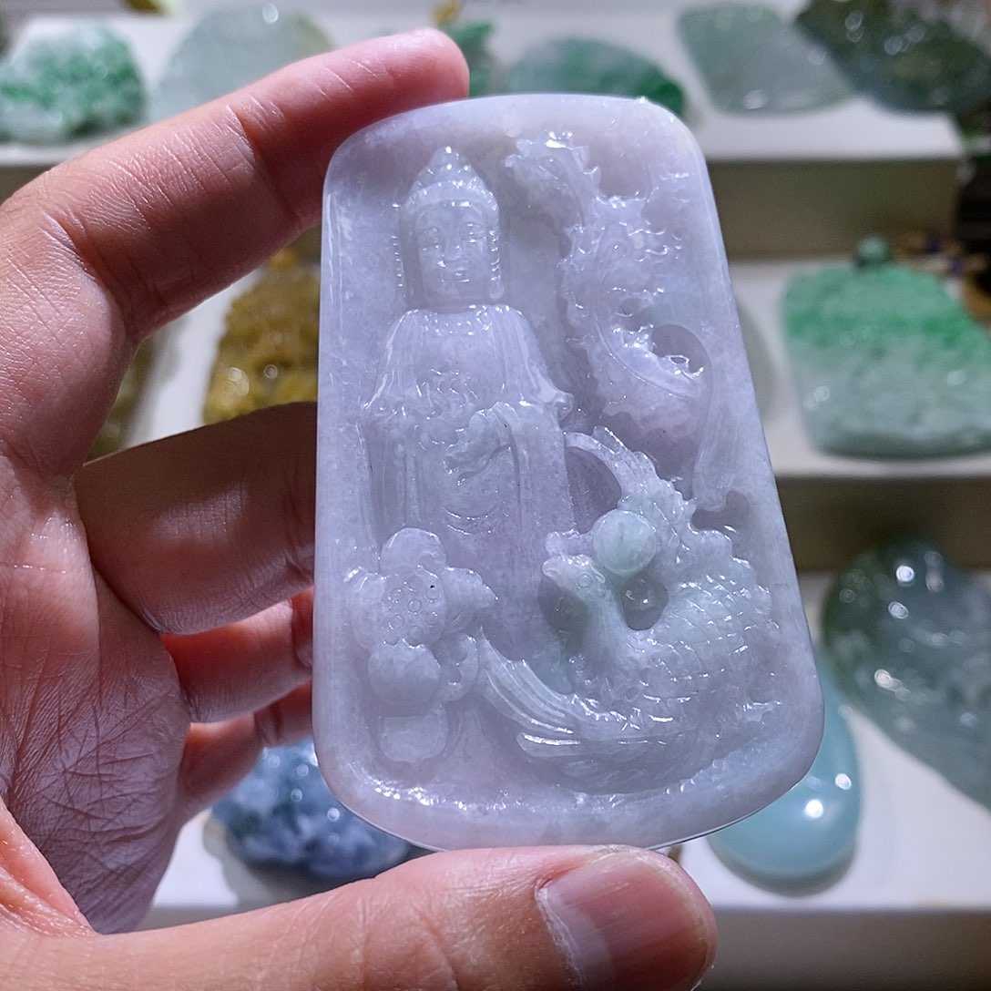 【闪购商品】翡翠颈饰未镶嵌观音
