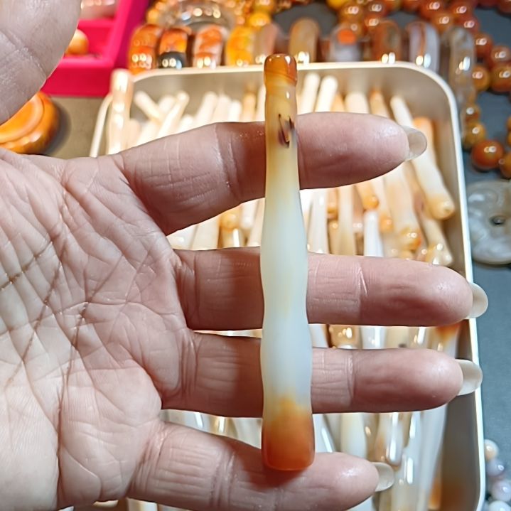 玛瑙/玉髓未镶嵌烟嘴