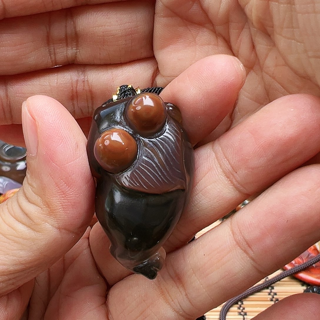 未镶嵌玛瑙/玉髓珠宝半成品