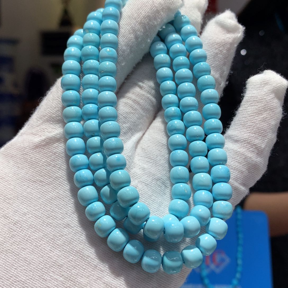 未镶嵌绿松石长链