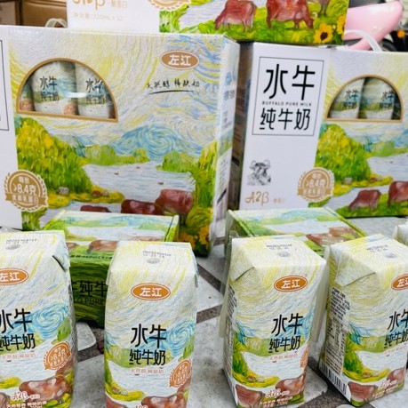 左江水牛纯牛奶210ml/12瓶