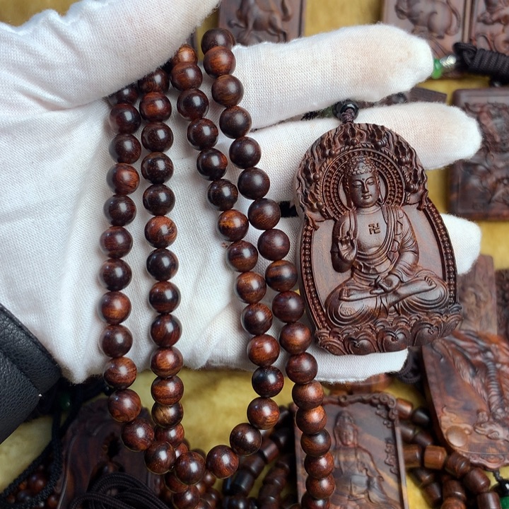 黄花梨/降香黄檀吊坠福**下黄花梨黄花梨