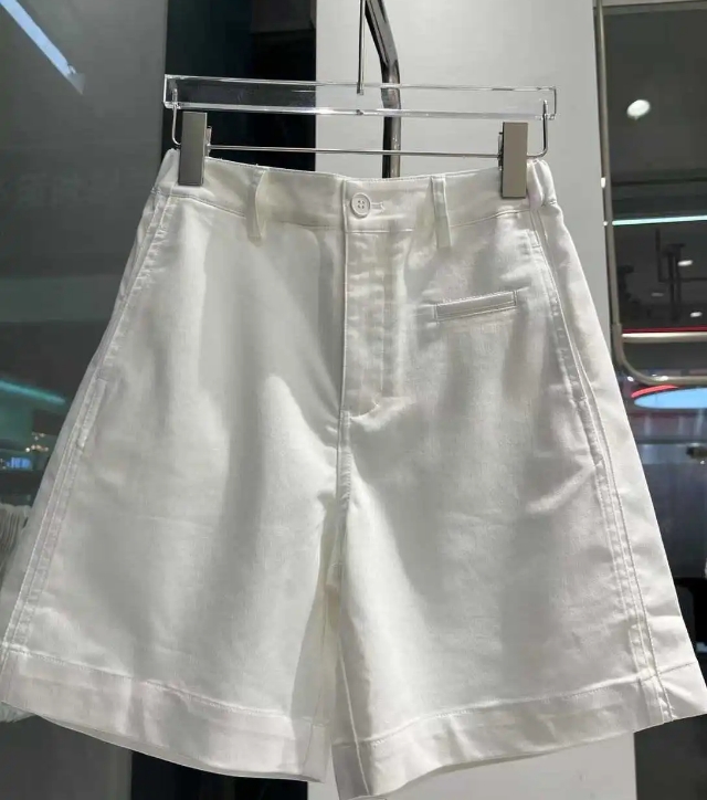 【莱赛尔牛仔短裤】气质优雅柔软亲肤洋气牛仔裤-苋 18645(68860)