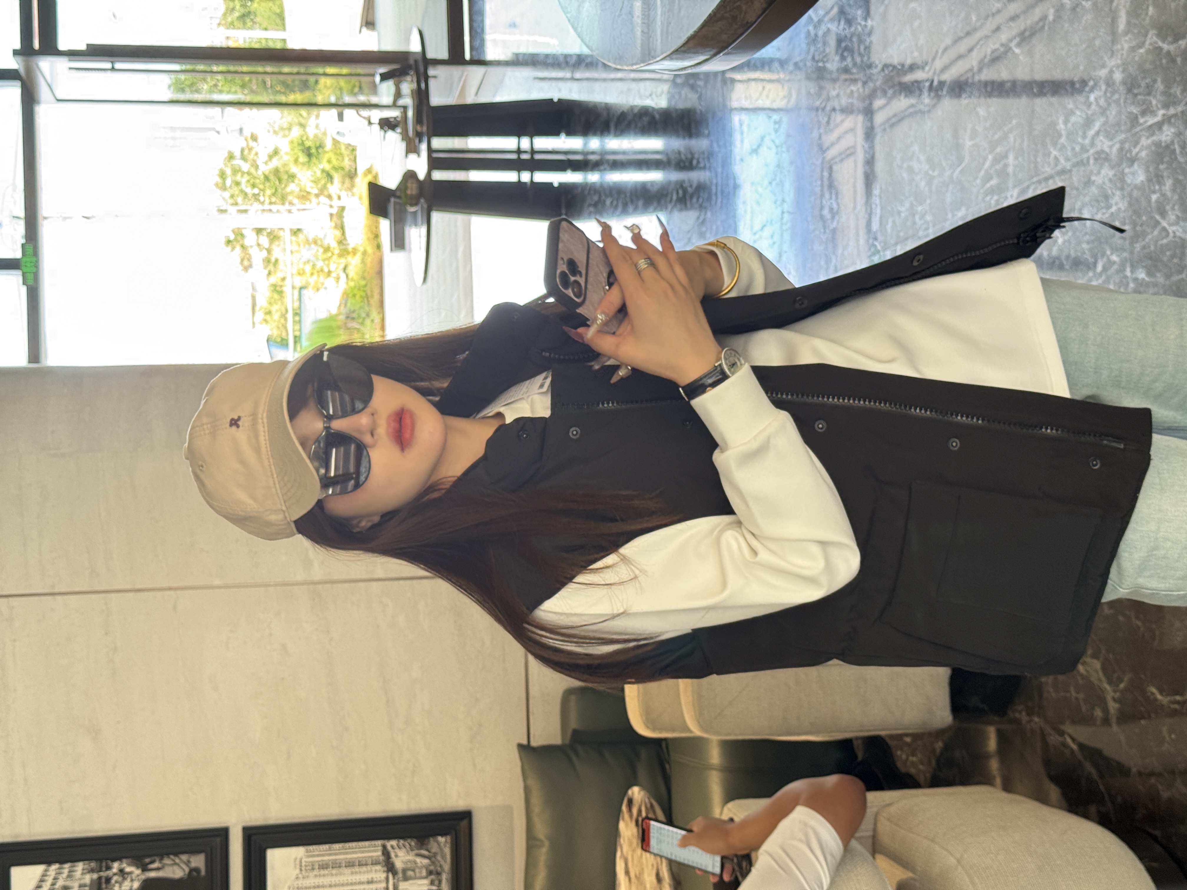 CAHOBC  GOOSE户外羽绒服马甲2025冬季新款男女无袖外套情侣款