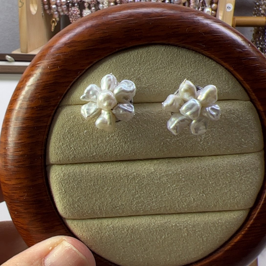 淡水珍珠手绳合金