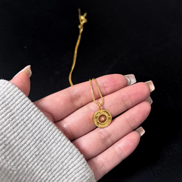 铜合金项链 KNOTICAL/如意环吊坠项链 