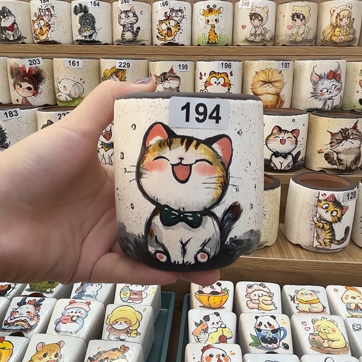 1234456677手绘花盆
